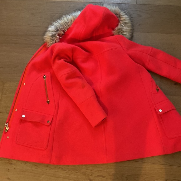 J. crew red chateau parka in Italian stadium-cloth - Picture 7 of 9